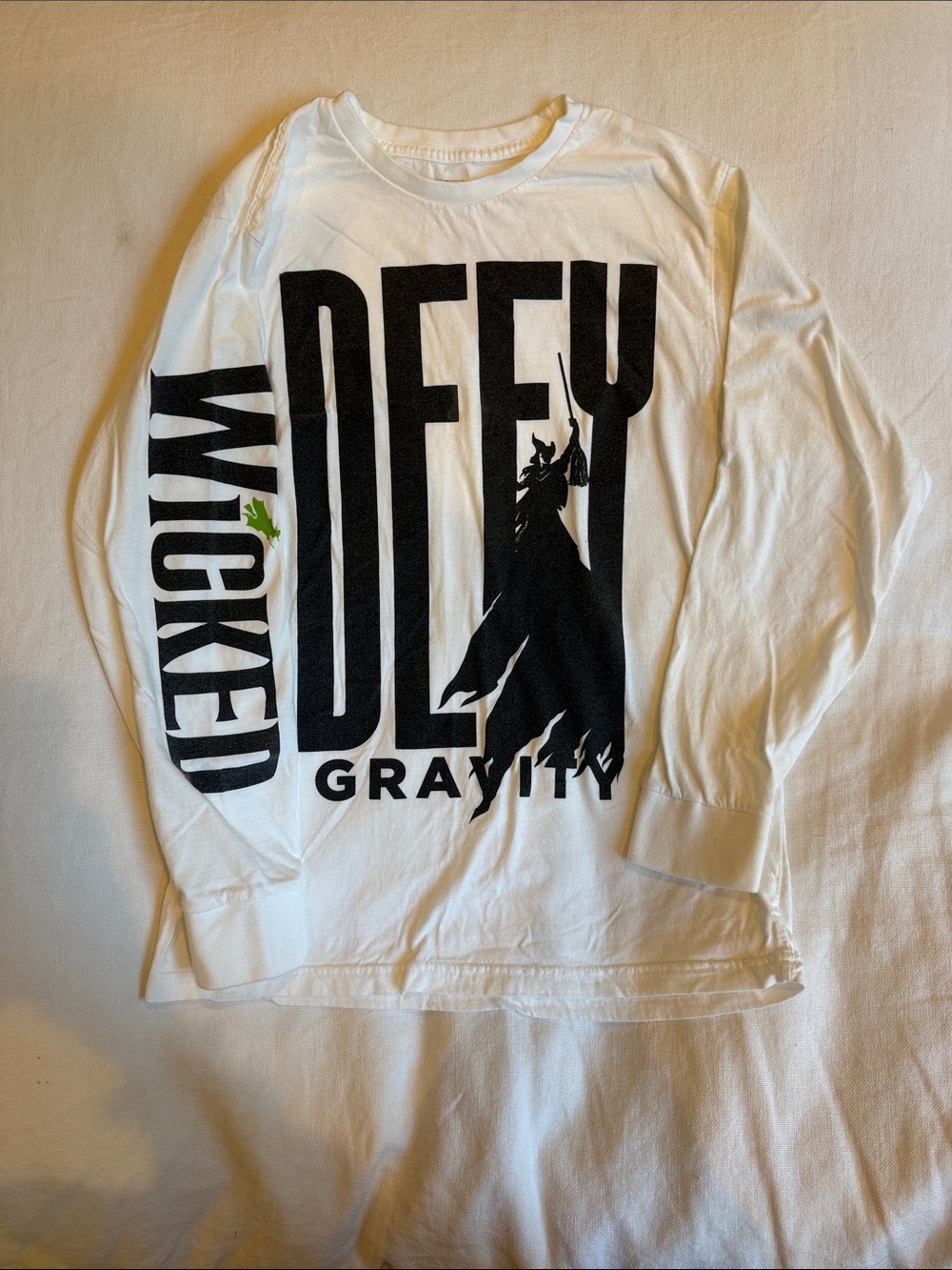 DEFY Gravity Wicked on Broadway Long Sleeve Tee - White/Black
